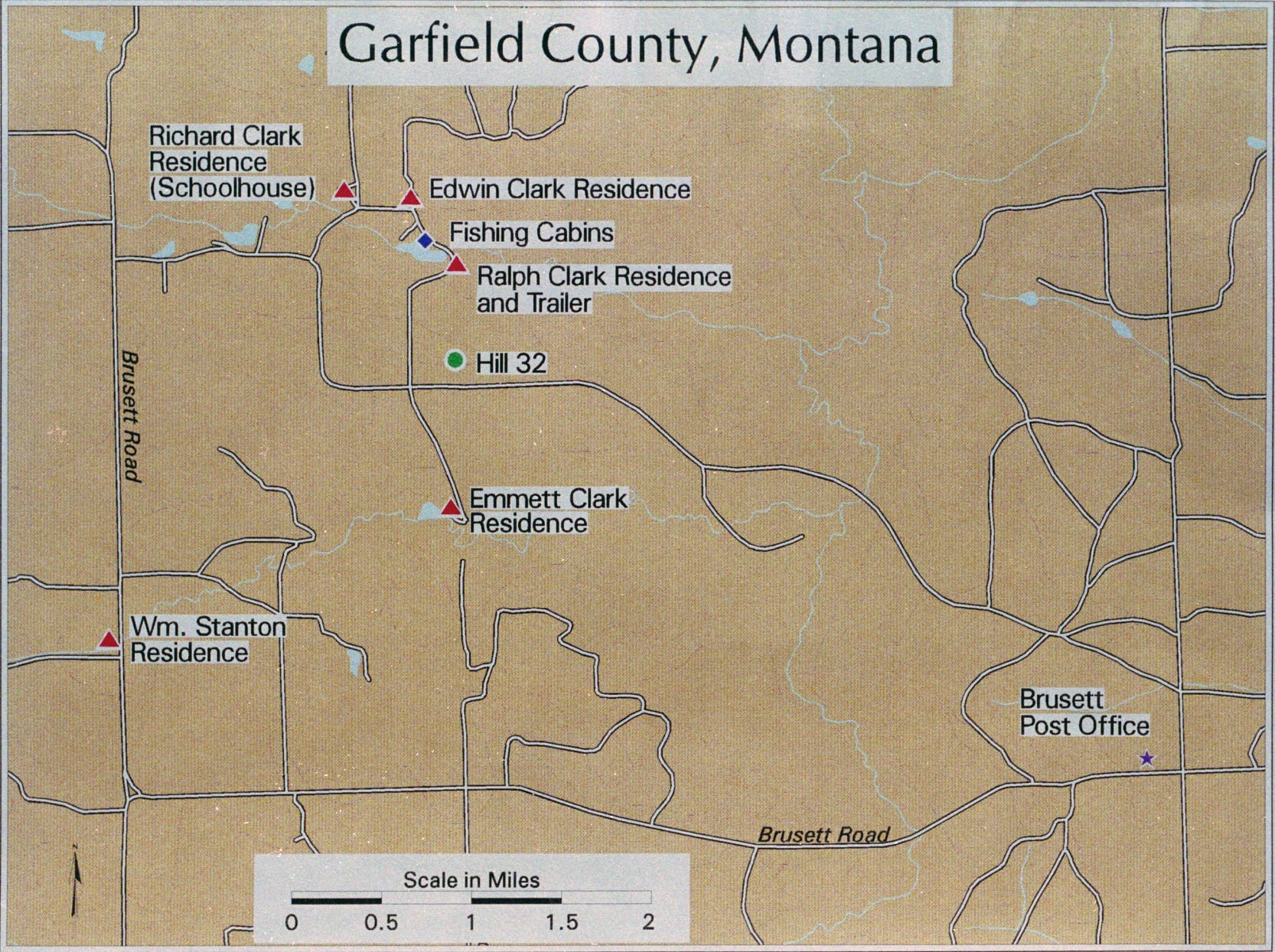 "Justus Township" area map